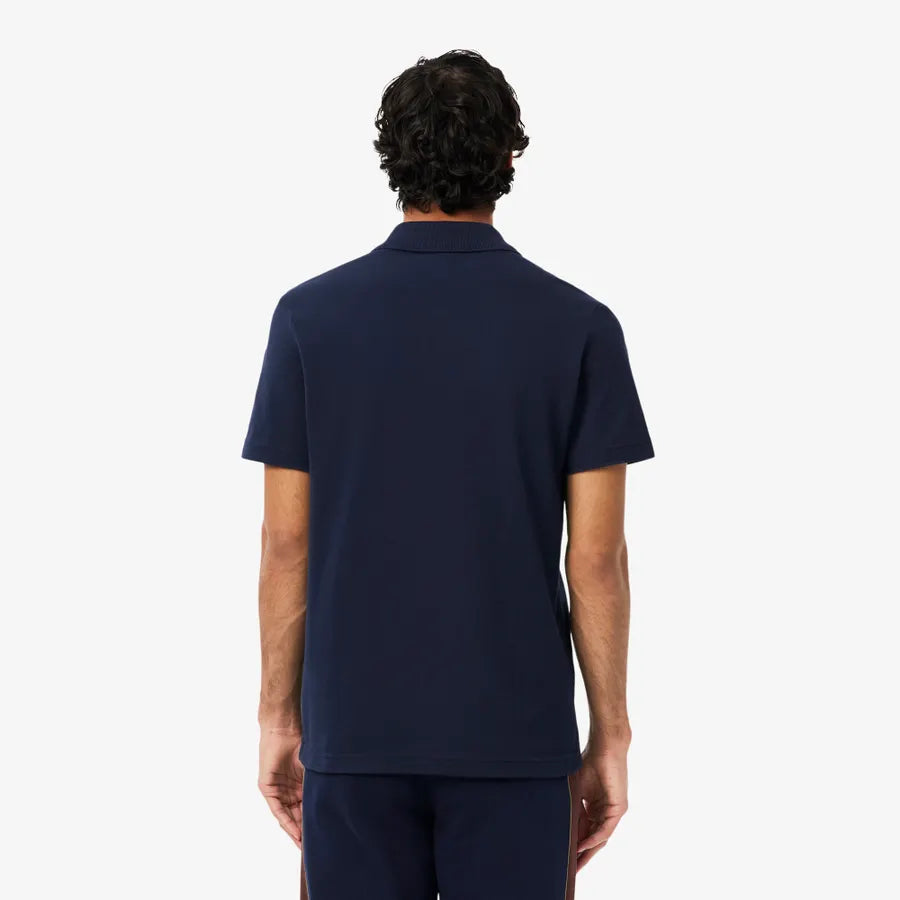LACOSTE PH59186WZ POLO MINIPIQUE COLOR BLOCK NAVY BLUE