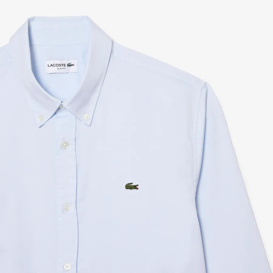 CAMISA LACOSTE HOMBRE AZUL CH1843HBP