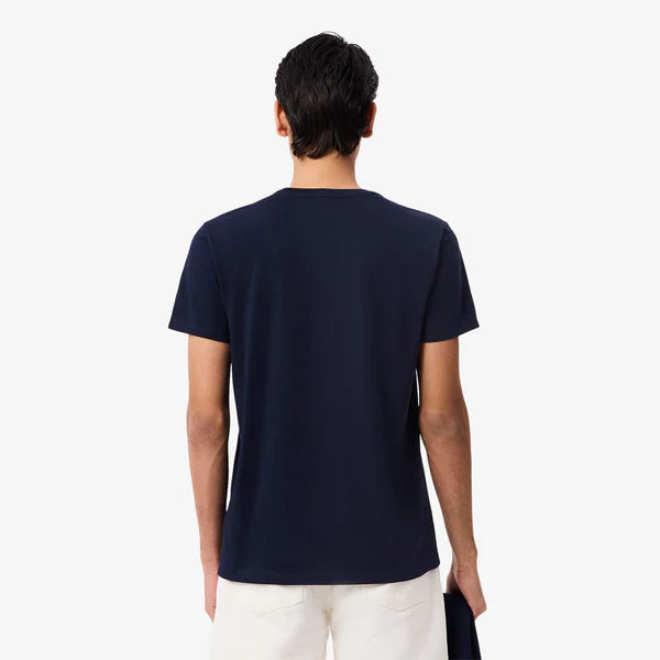 CAMISETA LACOSTE HOMBRE AZUL TH6709166