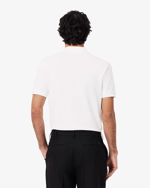 lacoste tipo polo elasizado al cuerpo blanco SLIM FIT