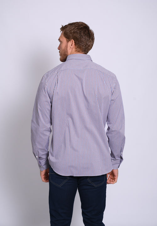 NAUTICA CAMISA MANGA LARGA DE HOMBRE BLANCO