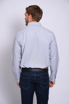 NAUTICA CAMISA MANGA LARGA DE HOMBRE NEGRO