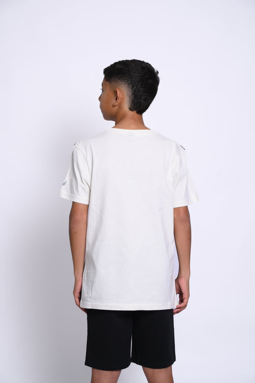 NAUTICA CAMISETAS DE NIÑO BLANCO