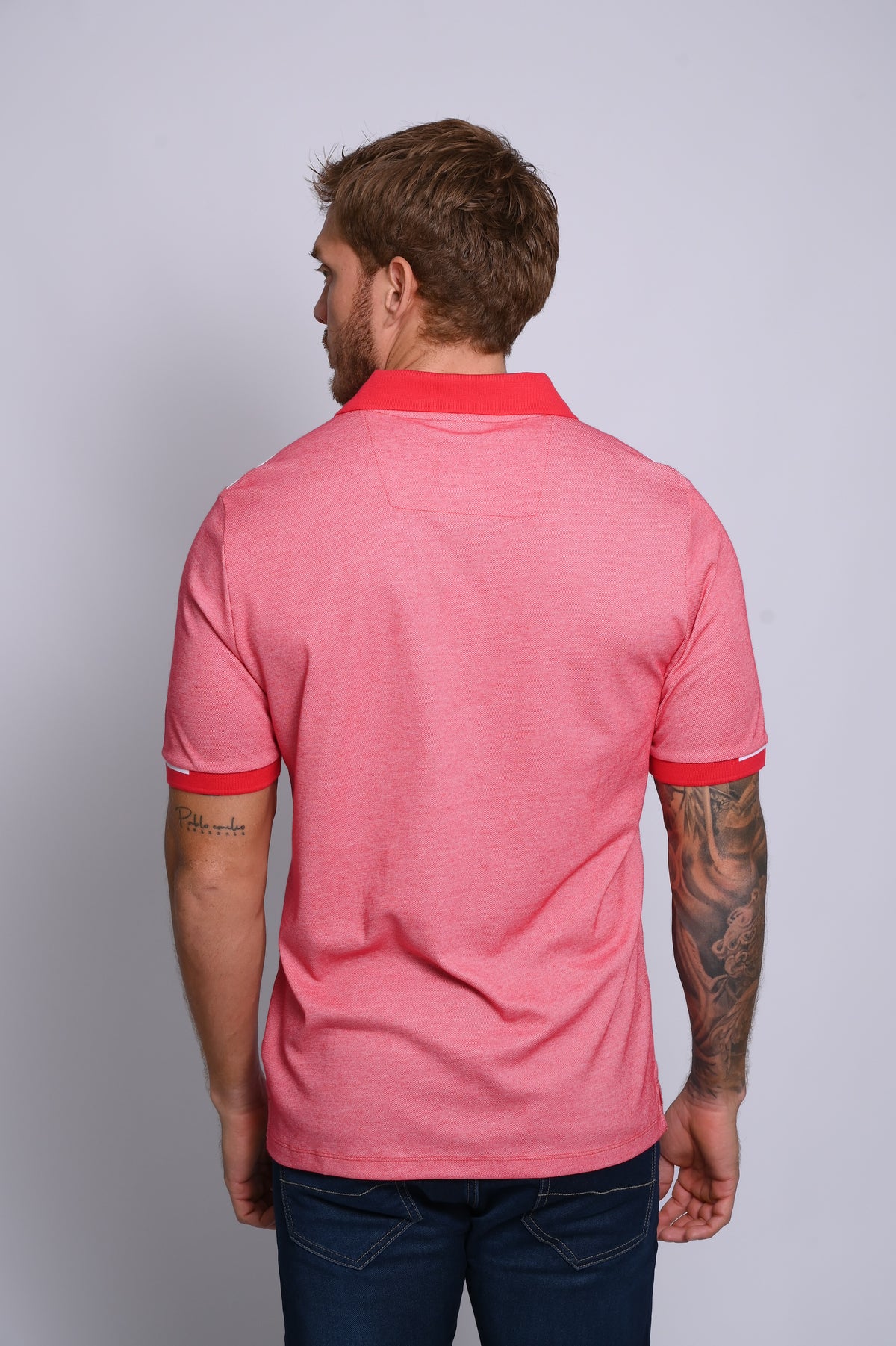 NAUTICA PLAYERA DE HOMBRE ROJO