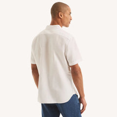 CAMISA NAUTICA PARA CABALLERO COLOR BLANCO