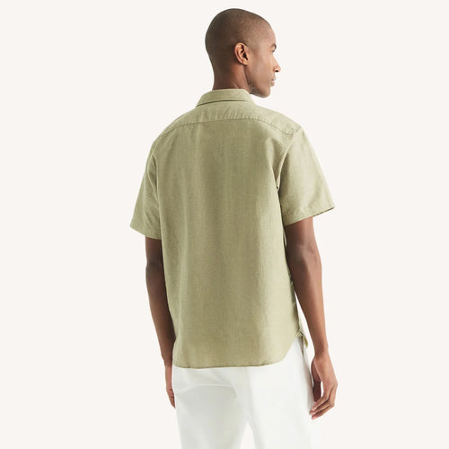 CAMISA NAUTICA PARA CABALLERO COLOR VERDE