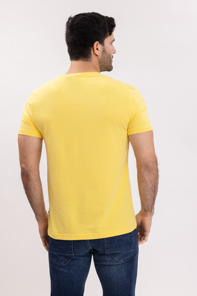 NAUTICA T-SHIRT M/C DE HOMBRE AMARILLO 27000V-72A