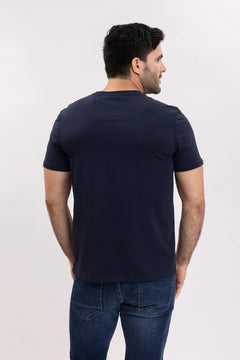 NAUTICA T-SHIRT M/C DE HOMBRE AZUL 41050V-4NV