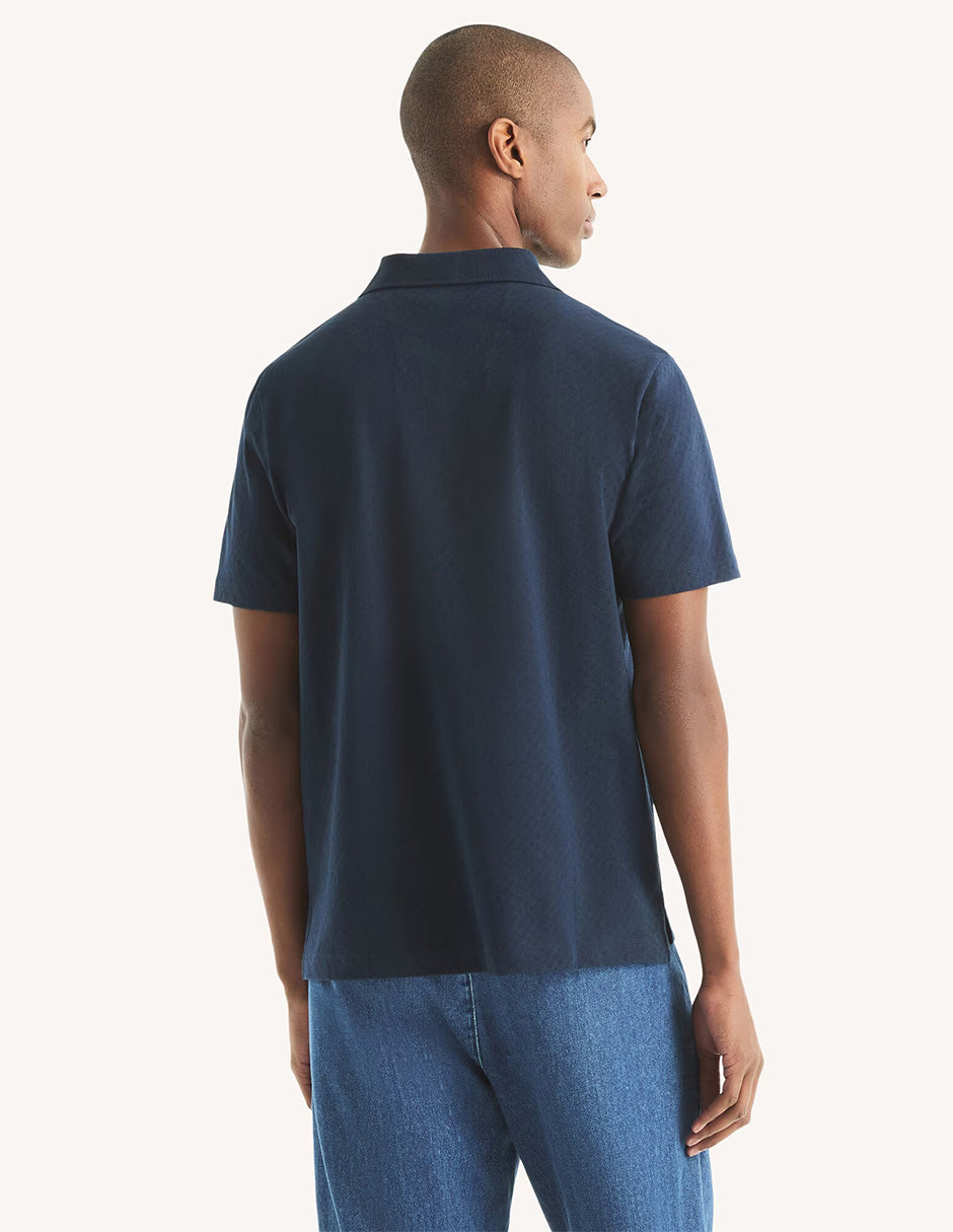 NAUTICA PLAYERA DE HOMBRE M/C AZUL KR6511-4VN