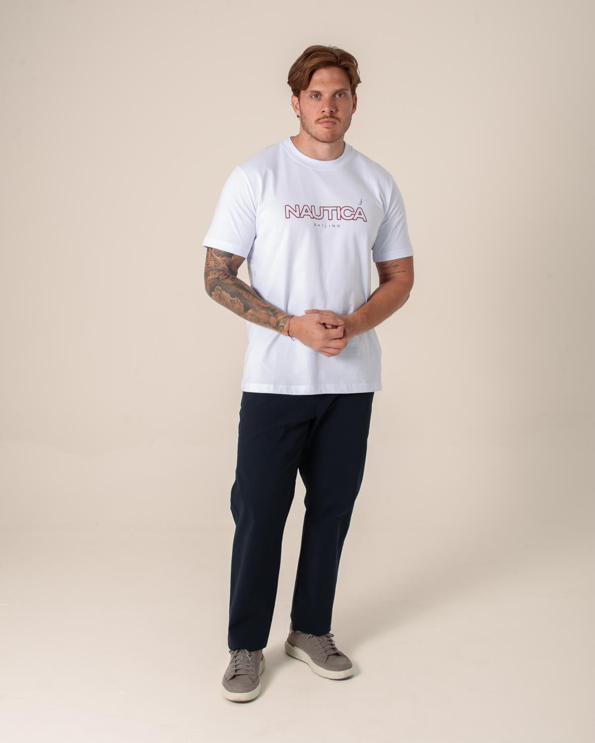 NAUTICA T-SHIRT M/C DE HOMBRE BLANCO N1U04126-908