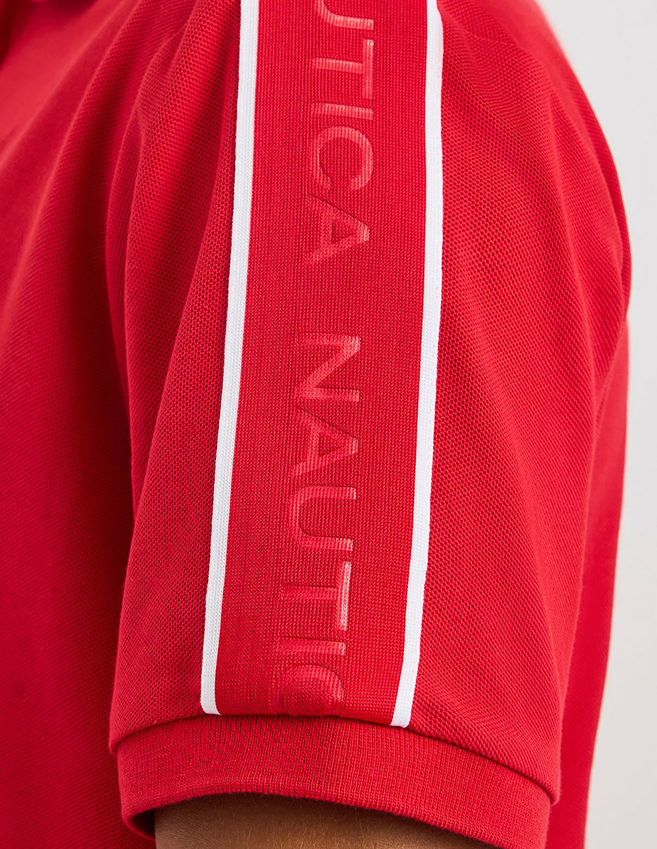 NAUTICA PLAYERA DE HOMBRE M/C ROJO N1U04130-823
