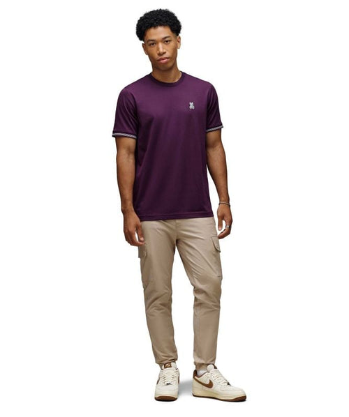 psycho bunny camiseta hombre fantasia morado