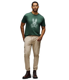 psycho bunny camiseta hombre fantasia verde