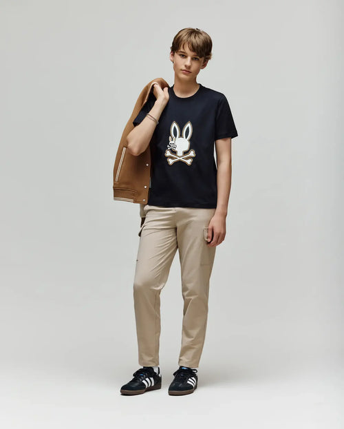 psycho bunny camiseta niño fantasia negro