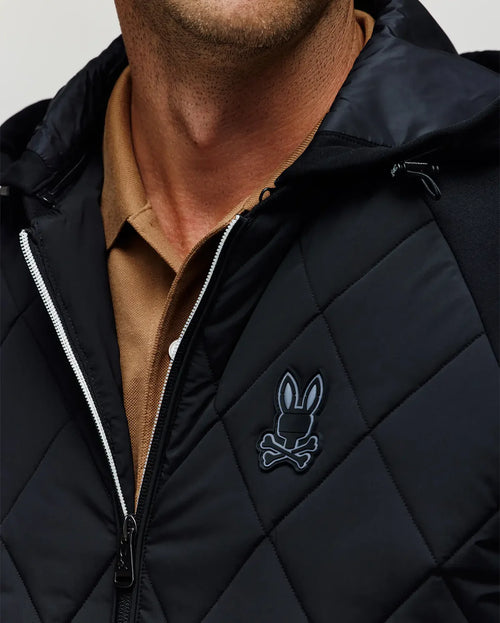 psycho bunny chaqueta hombre fantasia negro