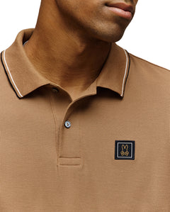 psycho bunny polo manga corta hombre fantasia marron