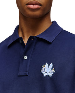 psycho bunny polo manga corta hombre fantasia morado