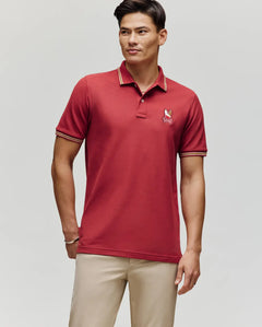 psycho bunny polo manga corta hombre fantasia rojo