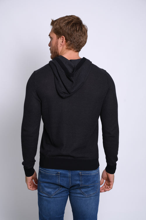 PSYCHO BUNNY SUDADERA HOMBRE FANTASIA NEGRO