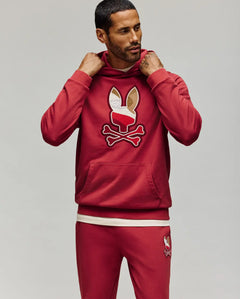 psycho bunny sudadera hombre fantasia rojo