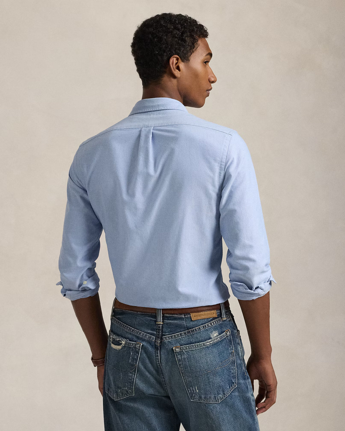 CAMISA M/L RALPH LAUREN HOMBRE BSR BLUE 710549084007