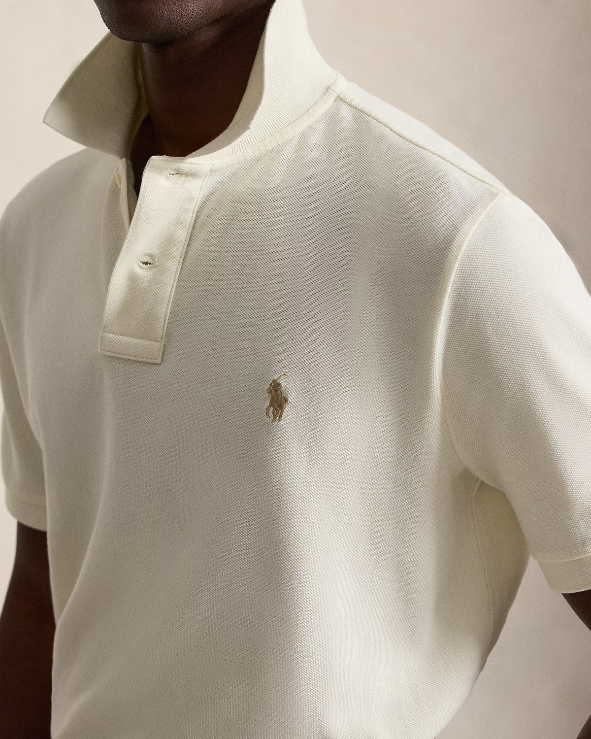 CAMISA POLO M/C RALPH LAUREN HOMBRE PARCHMENT CREAM/C8634 710680784372