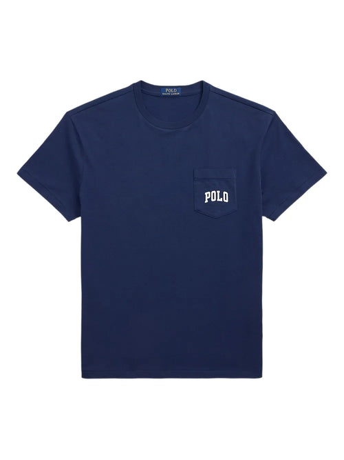 T-SHIRT RALPH LAUREN HOMBRE PF25 NEWPORT NAVY HRTG BEAR 710974585001