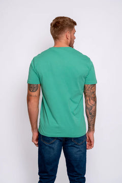 T-SHIRT RALPH LAUREN HOMBRE SP25 RAFT GREEN BEACH SHP BEAR 710973138001
