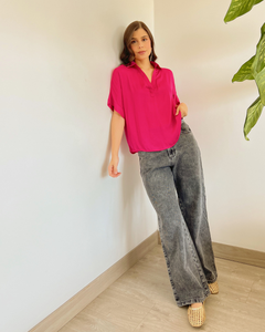 BLUSA PRIMIA NASSER FUCSIA