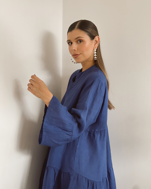 VESTIDO PRIMIA 4971 AZUL AZUL