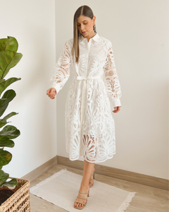 VESTIDO PRIMIA YAMILA BLANCO BLANCO