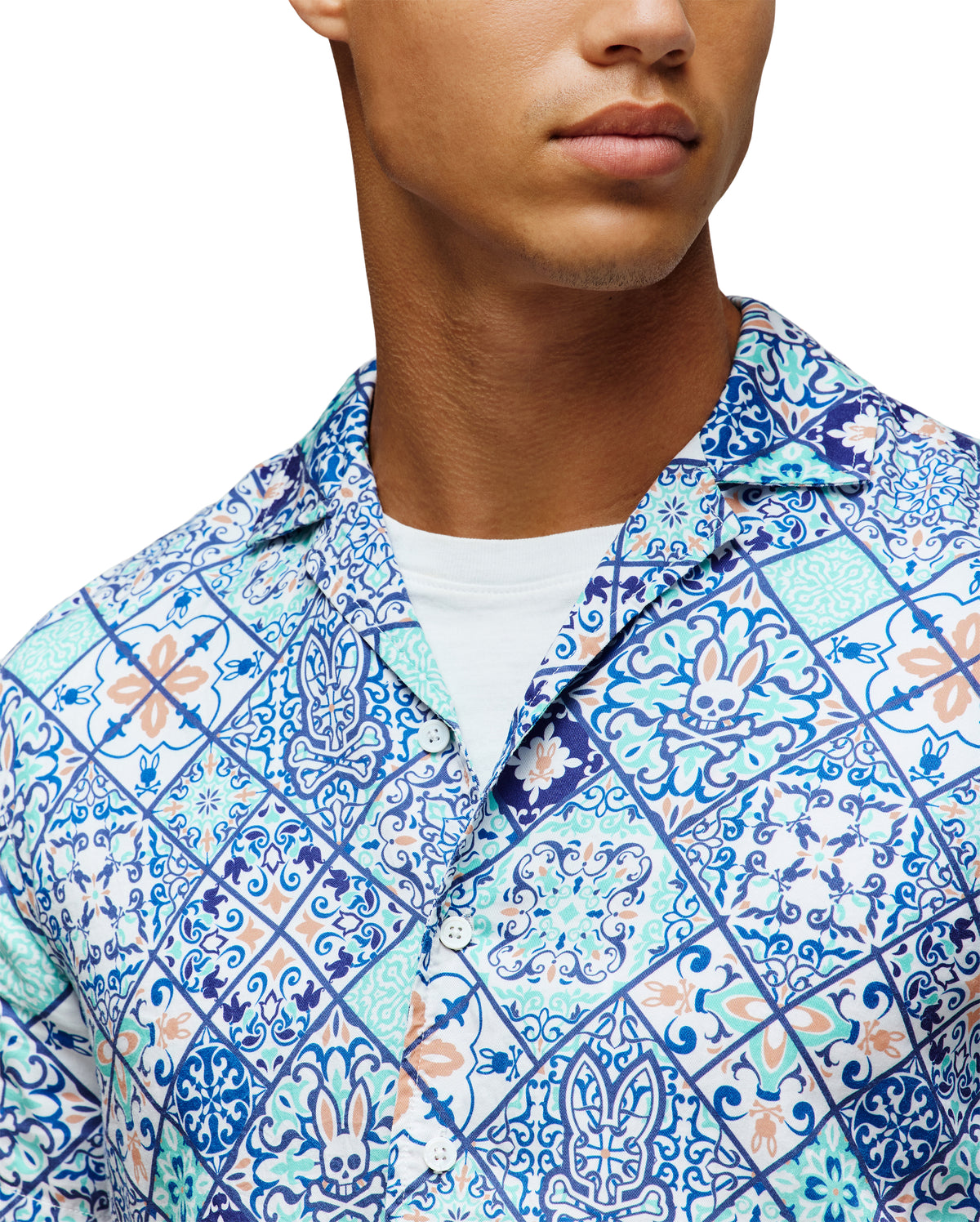 PSYCHO BUNNY CAMISAS HOMBRE AZUL