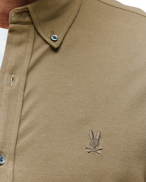 PSYCHO BUNNY CAMISAS HOMBRE VERDE