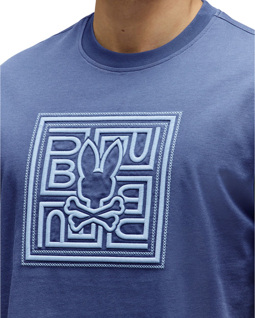 PSYCHO BUNNY CAMISETAS HOMBRE AZUL
