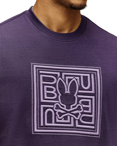 PSYCHO BUNNY CAMISETAS HOMBRE MORADO