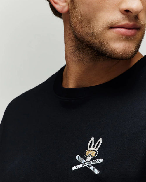PSYCHO BUNNY CAMISETAS HOMBRE NEGRO
