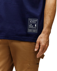PSYCHO BUNNY CAMISETAS HOMBRE AZUL