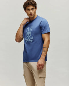 PSYCHO BUNNY CAMISETAS HOMBRE AZUL