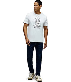 PSYCHO BUNNY CAMISETAS HOMBRE BLANCO