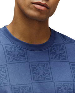 PSYCHO BUNNY CAMISETAS HOMBRE AZUL