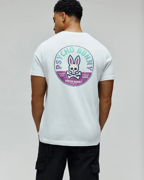 PSYCHO BUNNY CAMISETAS HOMBRE BLANCO