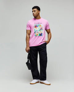 PSYCHO BUNNY CAMISETAS HOMBRE ROSADO