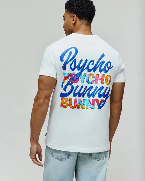 PSYCHO BUNNY CAMISETAS HOMBRE BLANCO