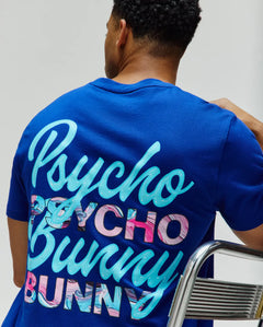 PSYCHO BUNNY CAMISETAS HOMBRE AZUL