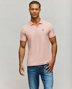 PSYCHO BUNNY CAMISETA TIPO POLO HOMBRE ROSADO