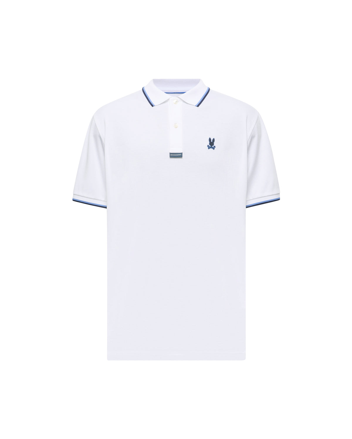 PSYCHO BUNNY CAMISETA TIPO POLO HOMBRE BLANCO