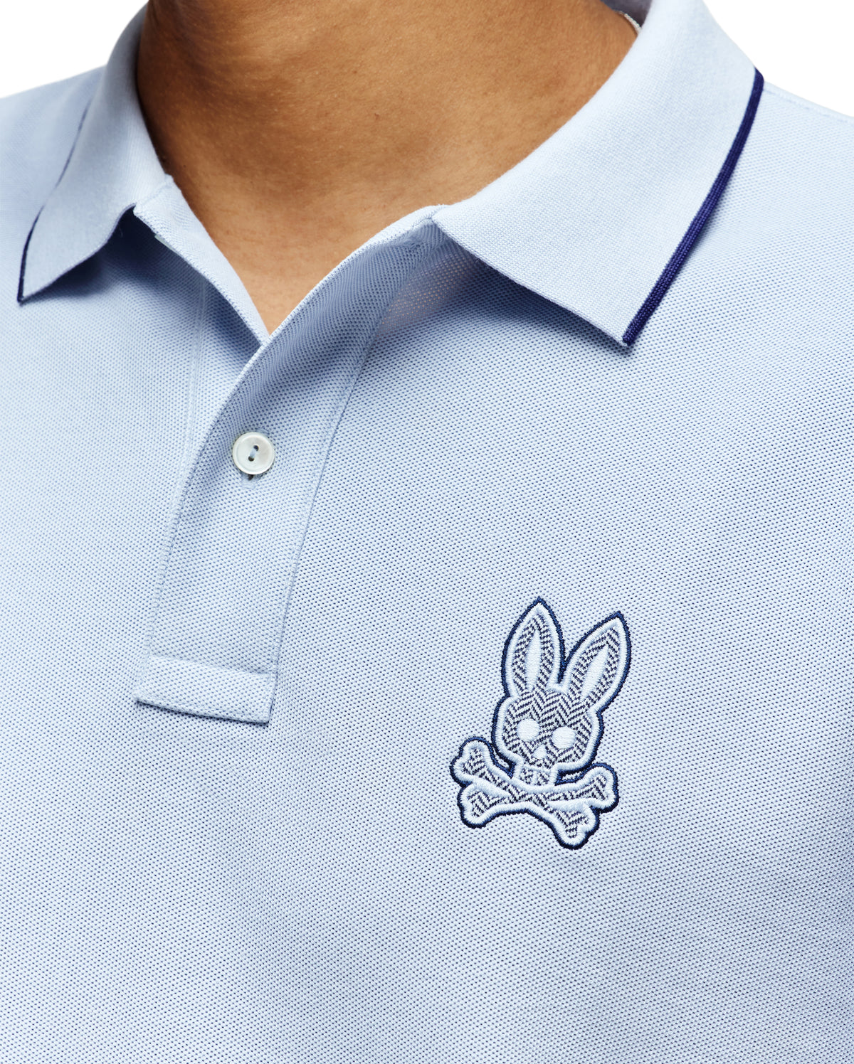 PSYCHO BUNNY CAMISETA TIPO POLO HOMBRE AZUL
