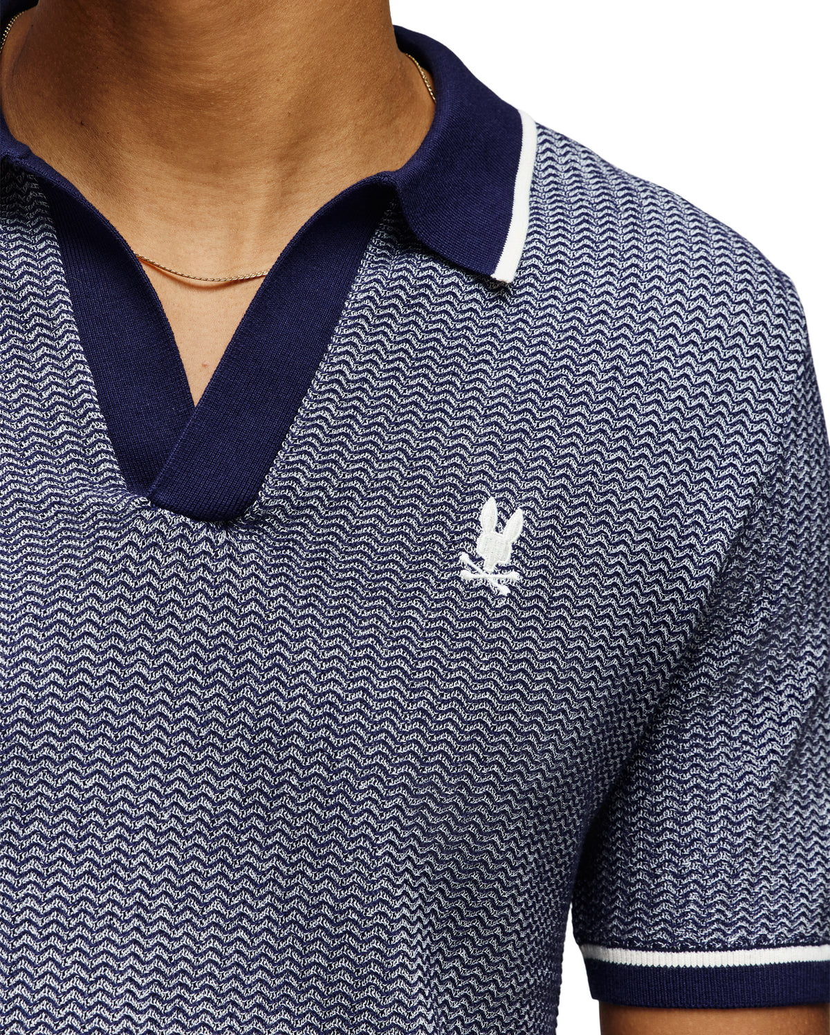 PSYCHO BUNNY CAMISETA TIPO POLO HOMBRE AZUL