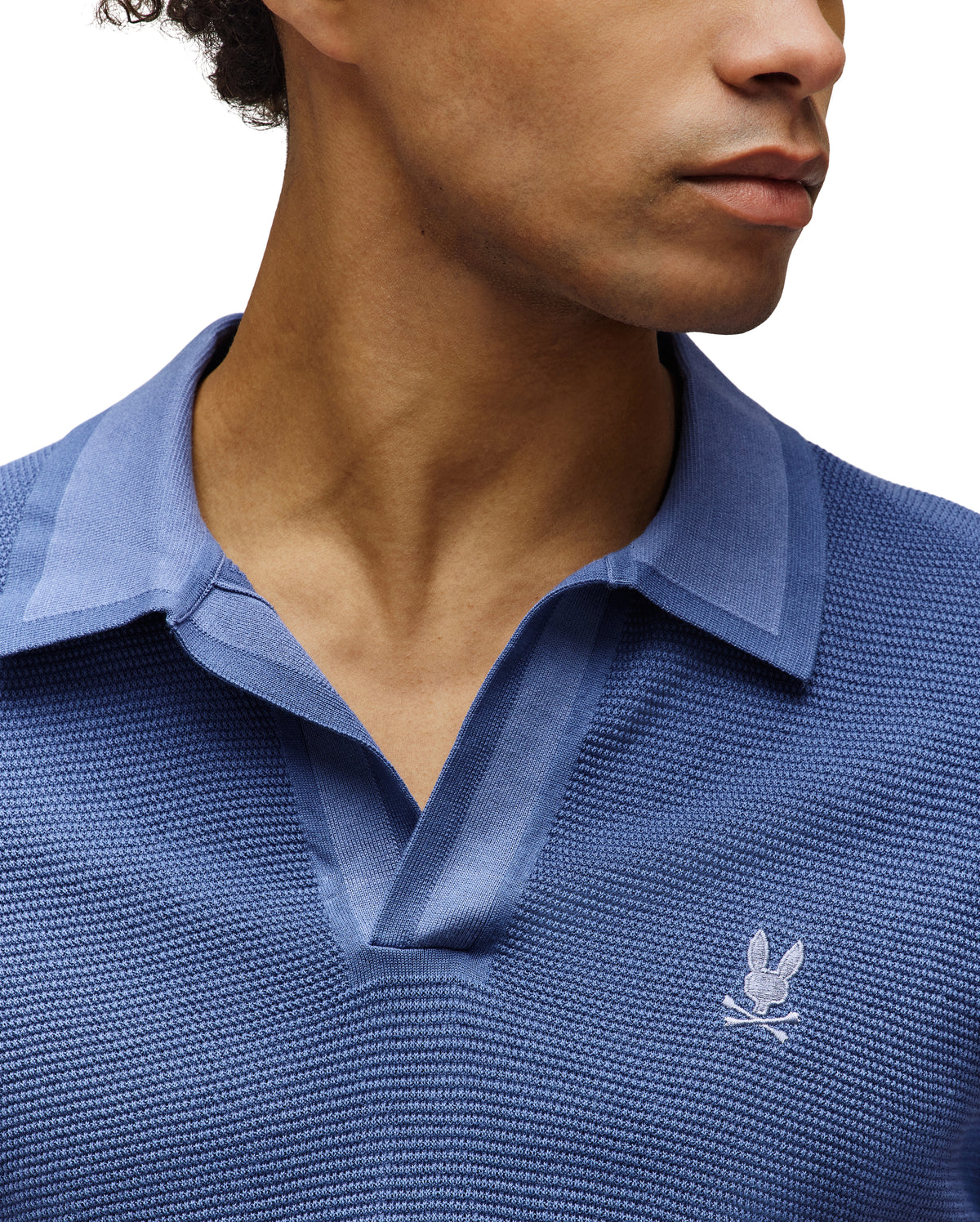 PSYCHO BUNNY CAMISETA TIPO POLO HOMBRE AZUL