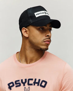 PSYCHO BUNNY GORRAS HOMBRE NEGRO